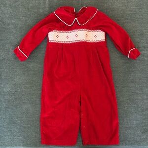 SuCre Red Collared Christmas Longall